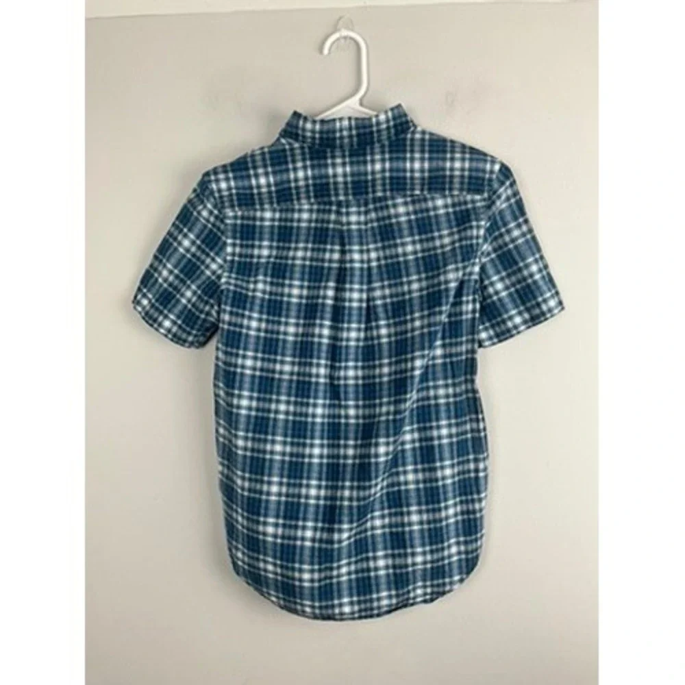 Ralph Lauren‎ Kids Plaid Button Down Short Sleeve Shirt Boys Size M (10/12)